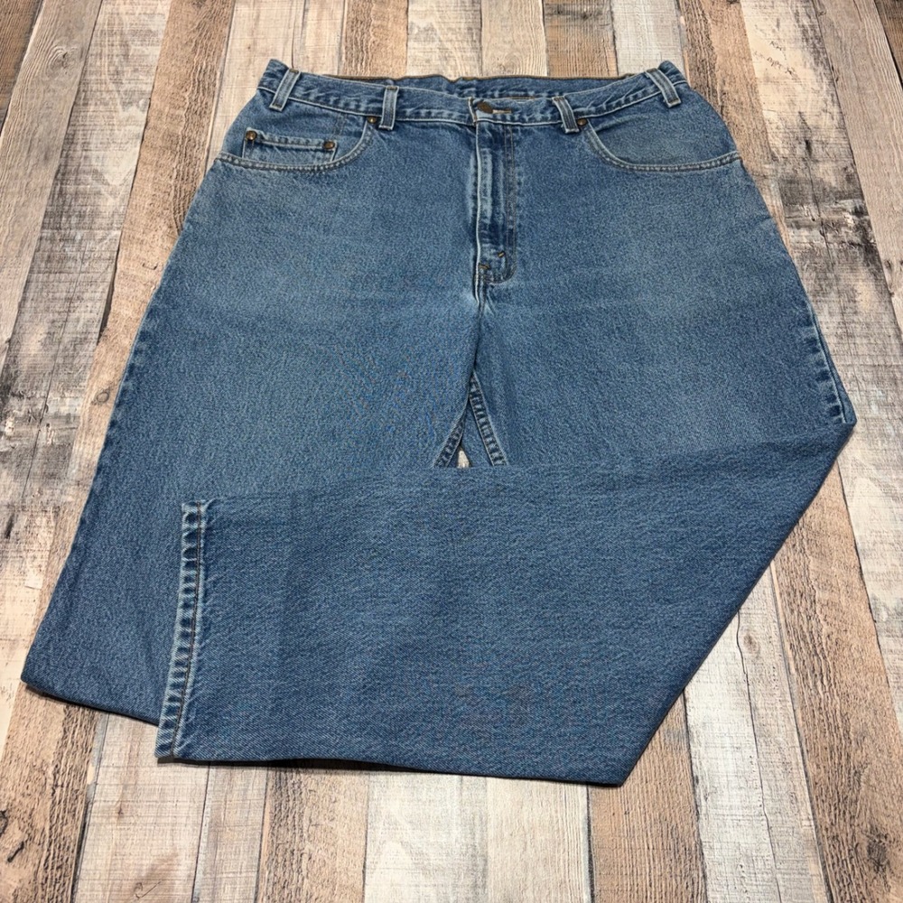 Levis 545 Jeans Mens 36x29 Blue Loose Fit Brown Tab Vintage Y2K Denim Pants